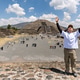 Tourist enjoys visiting the Pyramid of the Moon at Teotihuacan archaeological site in Mexico Tourist enjoys visiting the Pyramid of the Moon at Teotihuacan archaeological site in Mexico - PhotoDune Item for Sale