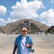 Tourist visits Pyramid of the Moon at Teotihuacan archaeological site in Mexico during sunny day Tourist visits Pyramid of the Moon at Teotihuacan archaeological site in Mexico during sunny day - PhotoDune Item for Sale
