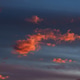Vibrant fiery orange-red clouds at sunset. Vibrant fiery orange-red clouds at sunset. - PhotoDune Item for Sale