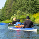 Family in a Varzuga kayak on open water, family river route, active summer leisure. Family in a Varzuga kayak on open water, family river route, active summer leisure. - PhotoDune Item for Sale