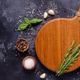 Herbs and condiments on black stone background. Herbs and condiments on black stone background. - PhotoDune Item for Sale