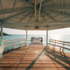 Wooden Pier Pavilion Overlooking Ocean Wooden Pier Pavilion Overlooking Ocean - PhotoDune Item for Sale