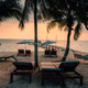 each Resort with Sunbeds and Pier at Dusk each Resort with Sunbeds and Pier at Dusk - PhotoDune Item for Sale