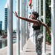 Dancer Between Flagpoles Dancer Between Flagpoles - PhotoDune Item for Sale