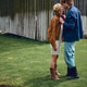 Young couple shares a romantic moment in a serene rural setting Young couple shares a romantic moment in a serene rural setting - PhotoDune Item for Sale