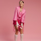 Stylish young woman exudes confidence in vibrant pink attire against a soft pink backdrop Stylish young woman exudes confidence in vibrant pink attire against a soft pink backdrop - PhotoDune Item for Sale