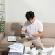 man are calculating income-expenditure and analyzing real estate investment data at office, Accounti man are calculating income-expenditure and analyzing real estate investment data at office, Accounti - PhotoDune Item for Sale
