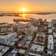 Aerial view of Sarasota city downtown at sunset Aerial view of Sarasota city downtown at sunset - PhotoDune Item for Sale