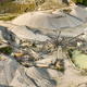 Sand open-pit mining quarry with processing plant for crushed stone. Sand open-pit mining quarry with processing plant for crushed stone. - PhotoDune Item for Sale