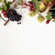 Wine Bottles and Grapes on White Background with Copy Space Wine Bottles and Grapes on White Background with Copy Space - PhotoDune Item for Sale
