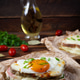 Homemade croque madame toast sandwiches with cheese, ham and crispy bread. Classic hot breakfast or Homemade croque madame toast sandwiches with cheese, ham and crispy bread. Classic hot breakfast or - PhotoDune Item for Sale