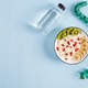 Healthy breakfast bowl with cottage cheese, fresh kiwi, banana slices and dried strawberries Healthy breakfast bowl with cottage cheese, fresh kiwi, banana slices and dried strawberries - PhotoDune Item for Sale