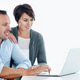 Research, happy or couple in house with laptop, trip plan or holiday selection on travel booking Research, happy or couple in house with laptop, trip plan or holiday selection on travel booking - PhotoDune Item for Sale