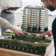 Property development, meeting and people in office with model, feedback Property development, meeting and people in office with model, feedback - PhotoDune Item for Sale