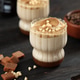 Caramel Dalgona Latte with White Chocolate Chips Topping Caramel Dalgona Latte with White Chocolate Chips Topping - PhotoDune Item for Sale