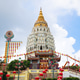 George Town, Penang, Malaysia - February 15, 2020: View on Kek Lok Si temple decorated red and yello George Town, Penang, Malaysia - February 15, 2020: View on Kek Lok Si temple decorated red and yello - PhotoDune Item for Sale