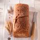 Healthy and fresh oat bread baked in home bakery. Healthy and fresh oat bread baked in home bakery. - PhotoDune Item for Sale