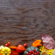 Thanksgiving flat lay. Autumn flat lay with pumpkins, fall leaves, flowers, berries Thanksgiving flat lay. Autumn flat lay with pumpkins, fall leaves, flowers, berries - PhotoDune Item for Sale