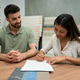 Couple signing contract for home renovation project Couple signing contract for home renovation project - PhotoDune Item for Sale