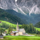 Gorgeous scene of magnificent Santa Maddalena village in Dolomites. Gorgeous scene of magnificent Santa Maddalena village in Dolomites. - PhotoDune Item for Sale