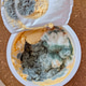 Moldy food contamination warning in plastic container with spoiled leftovers Moldy food contamination warning in plastic container with spoiled leftovers - PhotoDune Item for Sale
