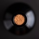 Wine bottle cork closure top view black background Wine bottle cork closure top view black background - PhotoDune Item for Sale