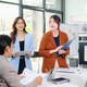 Business team collaborating on data analysis and reports in modern office, professional meeting with Business team collaborating on data analysis and reports in modern office, professional meeting with - PhotoDune Item for Sale