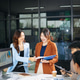 Business team using AI and data analytics for strategy, digital transformation and growth, modern wo Business team using AI and data analytics for strategy, digital transformation and growth, modern wo - PhotoDune Item for Sale