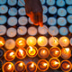 Devotees light earthen lamps during Saga Dawa Devotees light earthen lamps during Saga Dawa - PhotoDune Item for Sale