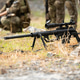 Precision sniper rifle positioned during military field training exercise, showcasing long range sur Precision sniper rifle positioned during military field training exercise, showcasing long range sur - PhotoDune Item for Sale