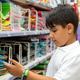 Close up of elementary school student shopping back to school supplies Close up of elementary school student shopping back to school supplies - PhotoDune Item for Sale
