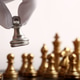Close up chesses strategy concept of silver and gold chess on classic board. Close up chesses strategy concept of silver and gold chess on classic board. - PhotoDune Item for Sale