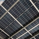 Solar panel carport roof with steel structure generating clean energy. Solar panel carport roof with steel structure generating clean energy. - PhotoDune Item for Sale