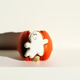 Cute ghost gingerbread cookie on top of an orange macaron. Halloween themed sweet treat on a white b Cute ghost gingerbread cookie on top of an orange macaron. Halloween themed sweet treat on a white b - PhotoDune Item for Sale