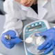 Measuring white powder using a precision laboratory scale at an analytical chemistry workstation Measuring white powder using a precision laboratory scale at an analytical chemistry workstation - PhotoDune Item for Sale