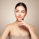 Portrait beautiful young woman with clean fresh skin Portrait beautiful young woman with clean fresh skin - PhotoDune Item for Sale