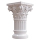 Glossy white Corinthian column capital with fluted shaft, acanthus leaves and scrollwork, isolated o Glossy white Corinthian column capital with fluted shaft, acanthus leaves and scrollwork, isolated o - PhotoDune Item for Sale