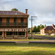 Historic Brick Building Rural Landscape Sunny Day Historic Brick Building Rural Landscape Sunny Day - PhotoDune Item for Sale