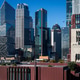 Modern skyscrapers city skyline under blue sky Modern skyscrapers city skyline under blue sky - PhotoDune Item for Sale