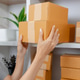 Successful small business owner celebrating online sales while managing customer orders, organizing Successful small business owner celebrating online sales while managing customer orders, organizing - PhotoDune Item for Sale
