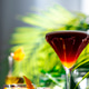 Carajillo alcoholic coffee cocktail drink on textured background. Stylish signature beverage for pre Carajillo alcoholic coffee cocktail drink on textured background. Stylish signature beverage for pre - PhotoDune Item for Sale