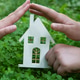 Child on the Lawn, Holding a Toy House on the Grass, Child on the Lawn, Holding a Toy House on the Grass, - PhotoDune Item for Sale