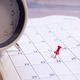 Planning, an Event or Activity is Marked in a Notebook With a Marker. Planning, an Event or Activity is Marked in a Notebook With a Marker. - PhotoDune Item for Sale