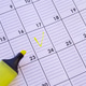Planning, an Event or Activity is Marked in a Notebook With a Marker. Planning, an Event or Activity is Marked in a Notebook With a Marker. - PhotoDune Item for Sale