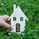Child on the Lawn, Holding a Toy House on the Grass, Child on the Lawn, Holding a Toy House on the Grass, - PhotoDune Item for Sale