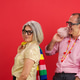 Stylish mature couple embracing healthy aging and bright fashion Stylish mature couple embracing healthy aging and bright fashion - PhotoDune Item for Sale