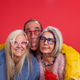 Three vibrant mature people having fun and aging well Three vibrant mature people having fun and aging well - PhotoDune Item for Sale