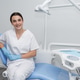 Dentist sitting in a dental clinic with tools ready for patient examination Dentist sitting in a dental clinic with tools ready for patient examination - PhotoDune Item for Sale