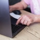 Senior woman sitting at the table and calculating finances or taxes at home. Senior woman sitting at the table and calculating finances or taxes at home. - PhotoDune Item for Sale