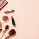 Make up products. Shadow palette with brushes, lipstick, cream and others. Make up products. Shadow palette with brushes, lipstick, cream and others. - PhotoDune Item for Sale